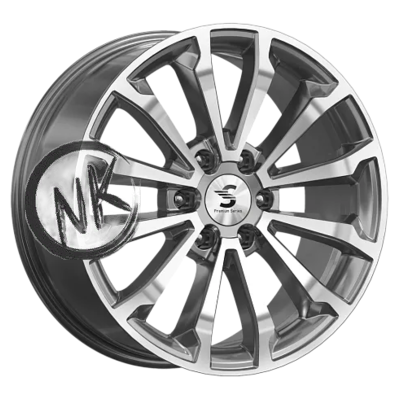 Premium Series 8,5×20/6×139,7 ET30 D77,9 КР006 (Patrol) Diamond Gloss Graphite (78876)