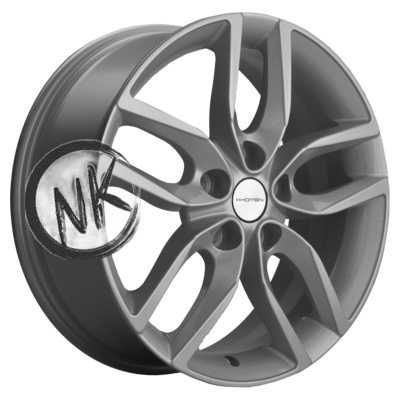 Khomen Wheels 6,5×17/5×114,3 ET45 D60,1 KHW1708 (Toyota C-HR) F-Silver