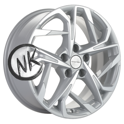 Khomen Wheels 7×17/5×114,3 ET48 D67,1 KHW1716 (Sonata) F-Silver-FP