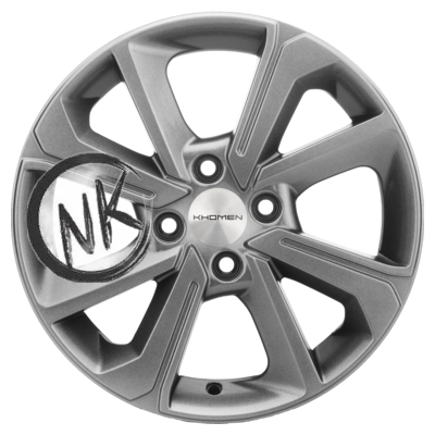 Khomen Wheels 6×15/4×100 ET50 D60,1 KHW1501 (Vesta) G-Silver