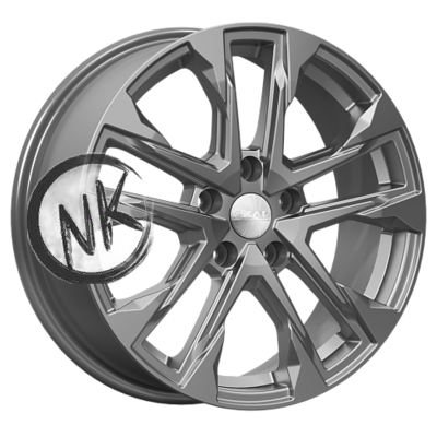 СКАД 7×17/5×112 ET45 D57,1 Атакор (КЛ376) Графит