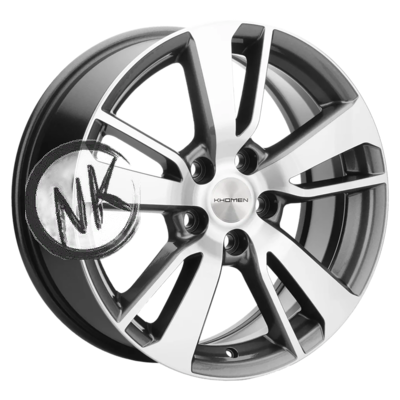 Khomen Wheels 7×17/5×114,3 ET43,5 D67,1 KHW1704 (Hyundai Tucson IV/Kia Sportage V) Gray-FP
