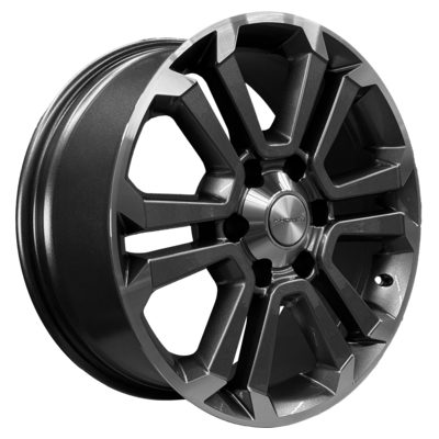 Khomen Wheels 7,5×18/6×139,7 ET30 D106,1 KHW1817 (Fortuner/Hilux) Gray-FP