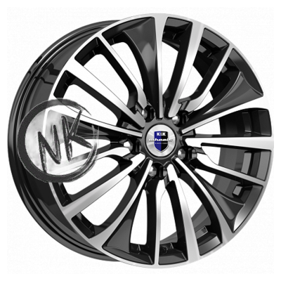 K&K 6,5×17/4×100 ET45 D67,1 Flanker (КС905) Алмаз черный