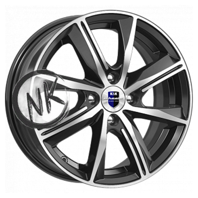 K&K 7×17/5×114,3 ET39 D60,1 Арнар-оригинал (КС896) Алмаз черный