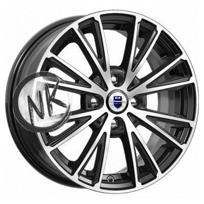 K&K 6×15/4×100 ET45 D67,1 Меандр (КС888) Алмаз черный SK