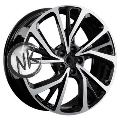 LS Forged 8×19/5×114,3 ET40 D60,1 LS FG22 BKF (конус, C570)
