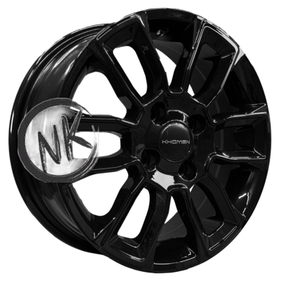 Khomen Wheels 5,5×14/4×100 ET46 D54,1 KHW1406 (Alsvin/Getz/i20) Black