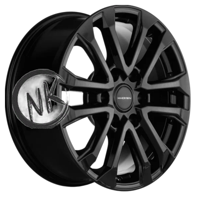 Khomen Wheels 7,5×18/6×139,7 ET45 D93,1 KHW1805 (Mazda BT50) Black