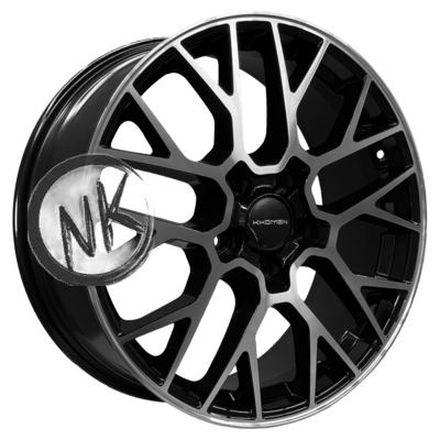 Khomen Wheels 7×18/5×114,3 ET35 D60,1 KHW1818 (Changan/Geely/Lexus/Suzuki/Toyota) Black-FP