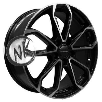 Khomen Wheels 7×18/5×114,3 ET40 D66,1 KHW1816 (Nissan Qashqai) Black-FP