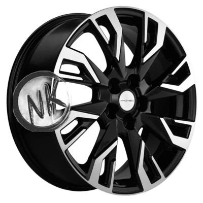Khomen Wheels 7×18/5×114,3 ET45 D66,1 KHW1809 (Teana/X-trail) Black-FP
