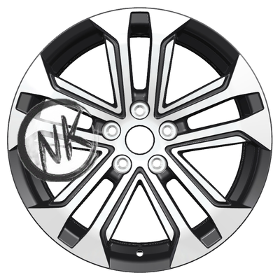 Khomen Wheels 7×18/5×112 ET43 D57,1 KHW1803 (Kodiaq/Tiguan) Black-FP