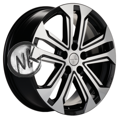 Khomen Wheels 7×18/5×108 ET46 D63,4 KHW1803 (Tugella) Black-FP