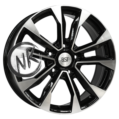 RST 8,5×21/5×150 ET54 D110,1 R2107FF (Toyota Land Cruiser 200 Series Facelift [2015 .. 2023]) Black-FP FlowForming