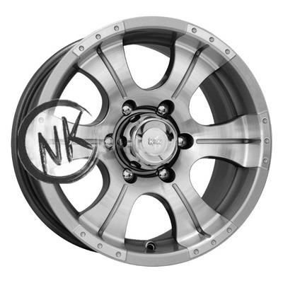 K&K 8×16/5×139,7 ET0 D110,1 Байконур (КС465М) Дарк платинум