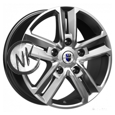 K&K 8×18/5×127 ET45 D71,6 Backfire (КС763) Дарк платинум