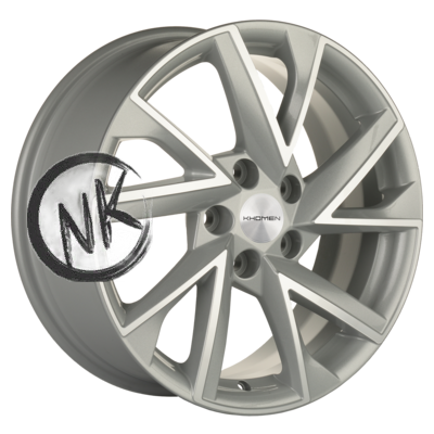 Khomen Wheels 7×17/5×114,3 ET45 D67,1 KHW1714 (CX-5/i40/X-Trail) F-Silver-FP