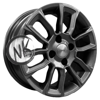 Khomen Wheels 5,5×14/4×98 ET35 D58,5 KHW1406 (Lada Granta) Gray