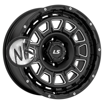 LS 9×18/6×139,7 ET15 D106,1 1377 MB+SSF (конус, Колпак+лого)