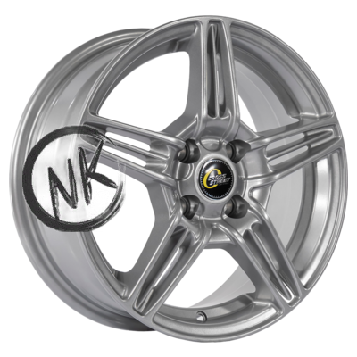 CrossStreet 6×15/5×100 ET38 D57,1 CR-27 Sil