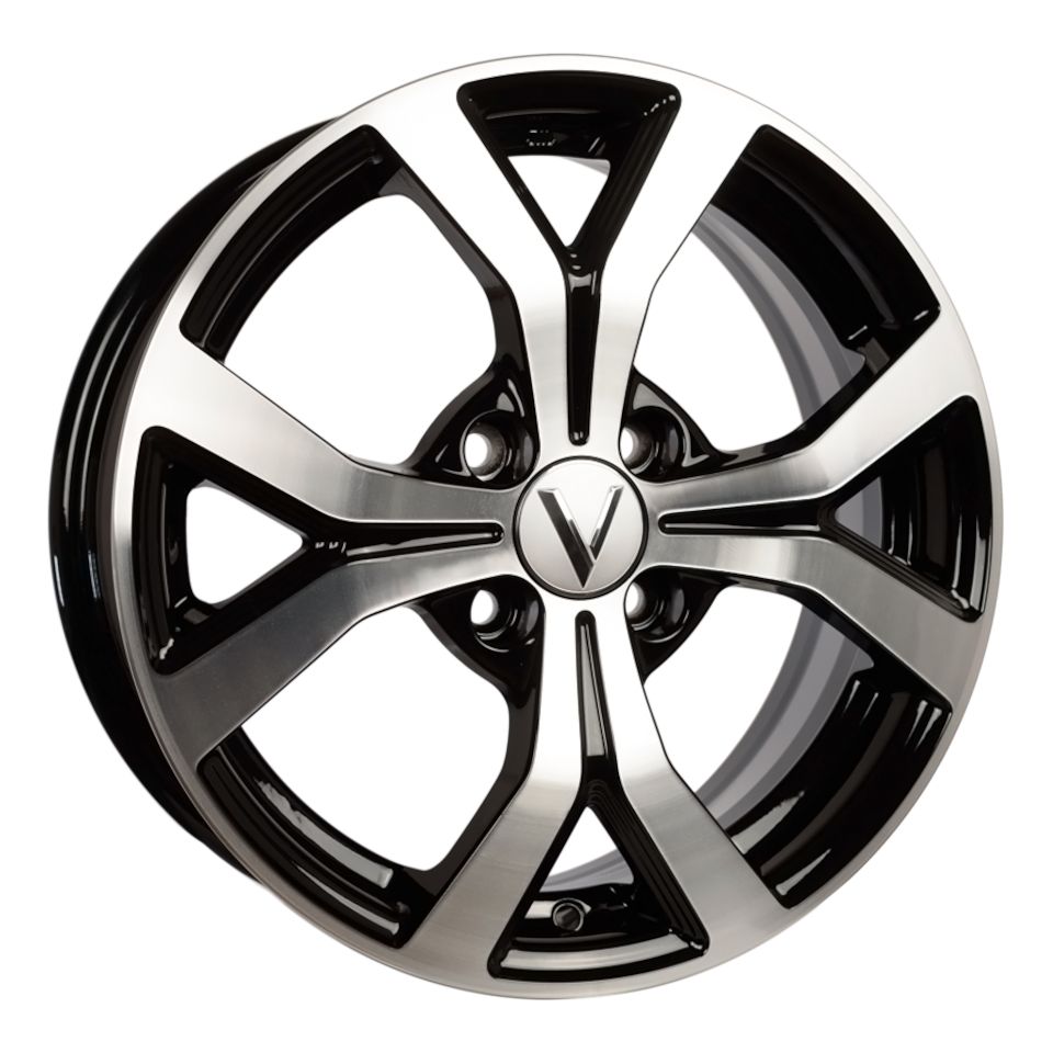 Вектор  K147  6,0R15 4*100 ET48  d54,1  Алмаз черный  [14703AK]