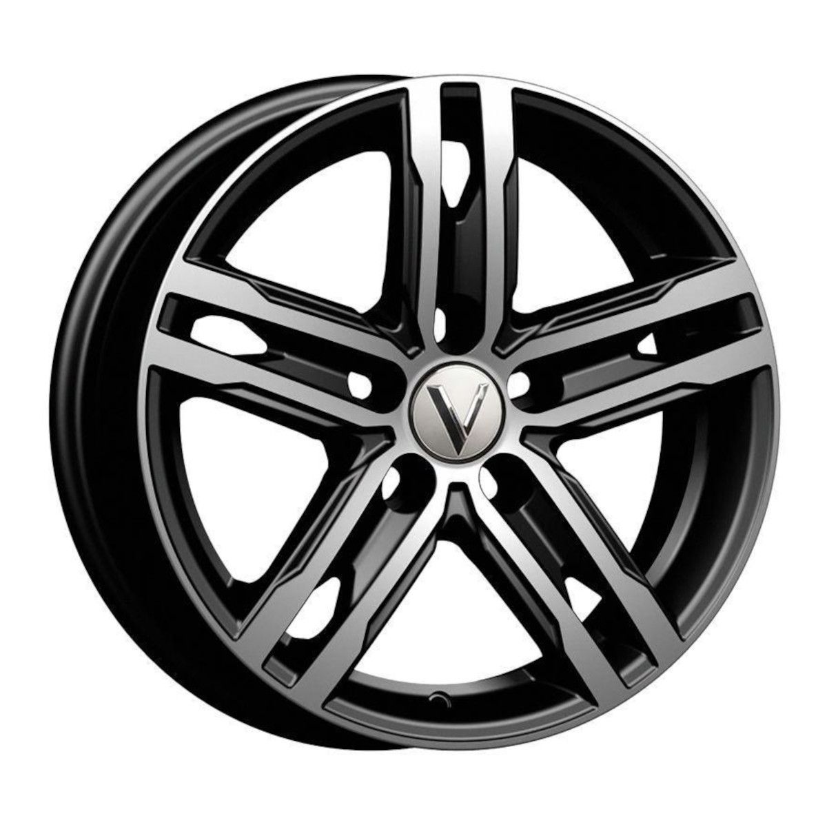 Вектор  B178  6,0R15 5*114,3 ET46  d67,1  Алмаз черный  [17805AB]