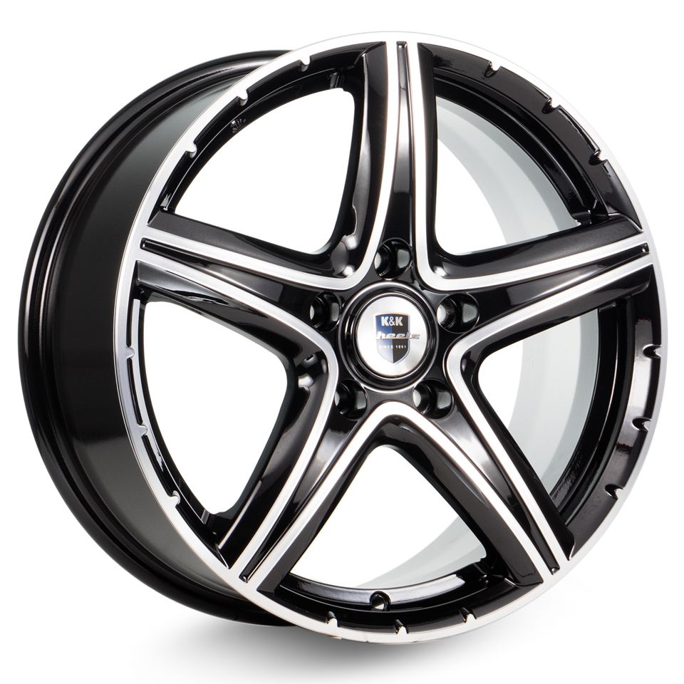 КиК  Барракуда (КС567)  7,5R17 5*114,3 ET38  d66,1  Алмаз черный  [9994]