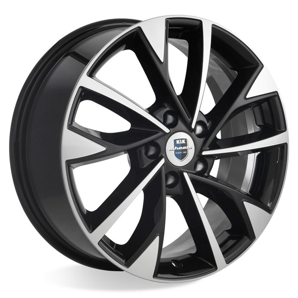 КиК  Роквуд (КС900)  7,0R17 5*108 ET33  d60,1  Алмаз черный  [77056]  Fb max 655 kg