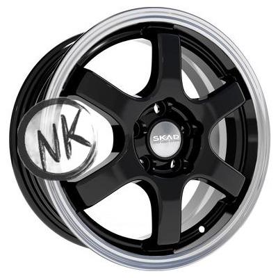 СКАД 6×15/4×100 ET40 D60,1 Киото (КЛ249) Антрацит-алмаз (АРС 014 black)