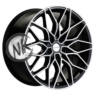 Khomen Wheels 7×18/5×114,3 ET48,5 D67,1 KHW1813 (Sportage) Black-FP