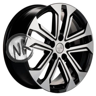 Khomen Wheels 7×18/5×110 ET50 D63,3 KHW1803 (CS35/CS35 Plus) Black-FP