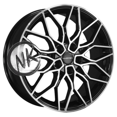 Khomen Wheels 7×18/5×108 ET52 D60,1 KHW1813 (Exeed LX) Black-FP
