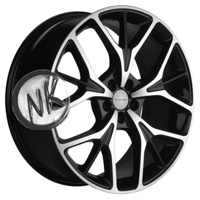 Khomen Wheels 8×20/5×120 ET40 D59,5 KHW2012 (GAC GS8) Black-FP