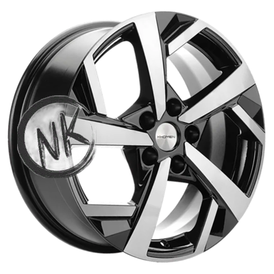 Khomen Wheels 7×17/5×114,3 ET40 D57,1 KHW1712 (Besturn X40) Black-FP