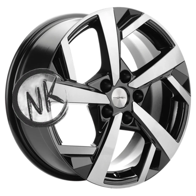 Khomen Wheels 7×17/5×110 ET45 D67,1 KHW1712 (DFM580) Black-FP