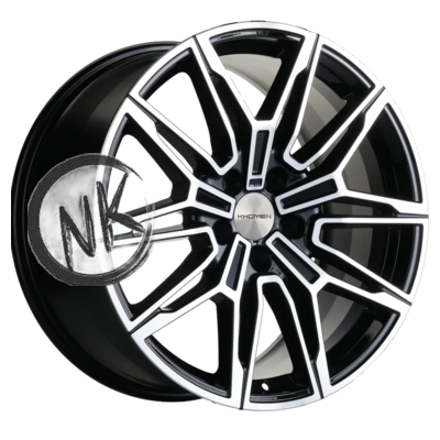 Khomen Wheels 8,5×19/5×112 ET30 D66,6 KHW1904 (Audi/VW) Black-FP