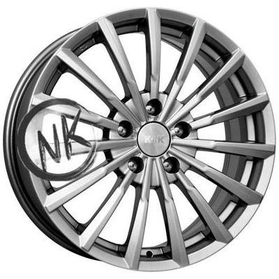 K&K 7×17/4×114,3 ET40 D67,1 Акцент (КС562) Дарк платинум
