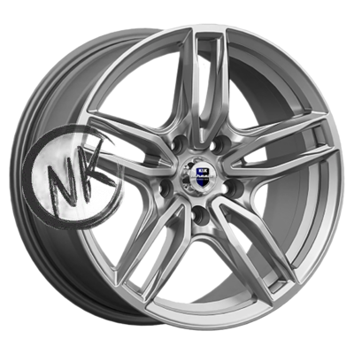 K&K 8×17/5×112 ET35 D66,6 Бартон (КС1110) Дарк платинум