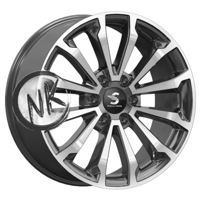 Premium Series 8,5×20/6×139,7 ET33 D100,1 КР006 (TANK 500) Diamond Black Gris