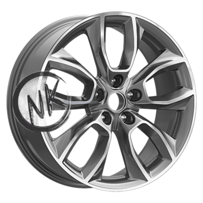 Premium Series 7×18/5×114,3 ET45 D67,1 КР001 (Hongqi H5 II) Diamond Gloss Graphite