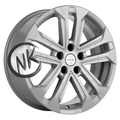 Khomen Wheels 7×18/5×114,3 ET37 D66,5 KHW1803 (Dargo/Jolion) F-Silver