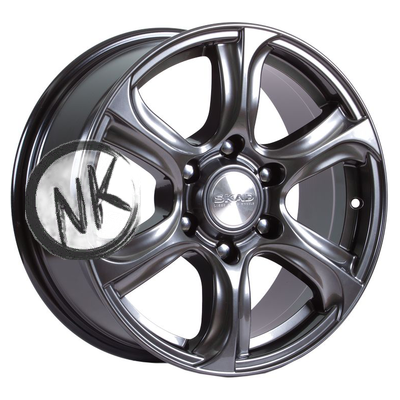 СКАД 7,5×17/6×139,7 ET25 D106,2 Скала (КЛ104) Графит