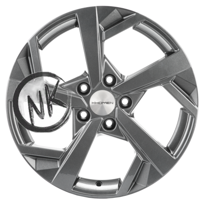 Khomen Wheels 7×17/5×114,3 ET45 D60,1 KHW1712 (Changan/Geely/Lexus/Toyota) Gray (конус)