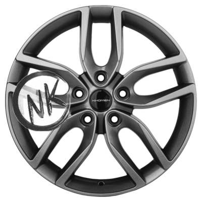 Khomen Wheels 6,5×17/5×114,3 ET49 D67,1 KHW1708 (Hyundai Creta) Gray