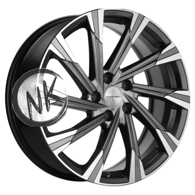 Khomen Wheels 7,5×19/5×114,3 ET40 D66,6 KHW1901 (Haval Dargo) Gray-FP
