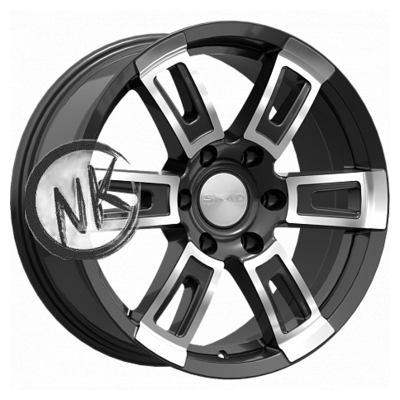 СКАД 8×18/6×139,7 ET30 D67,1 Тор (КЛ252) Алмаз (АРС 014 black)