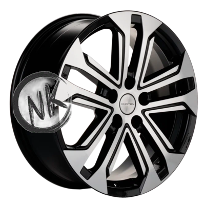 Khomen Wheels 7×18/5×108 ET45 D60,1 KHW1803 (Chery Tiggo 3/Tiggo 3 Pro) Black-FP