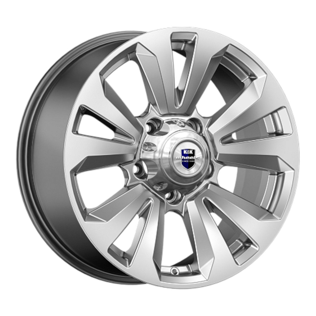 КиК  Ла-Пас (КС897)  8,0R18 5*139,7 ET30  d108,5  Дарк платинум  [75545]  Fb max 790 kg