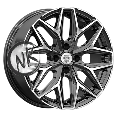 K&K 7×17/5×114,3 ET35 D66,1 Ариус (КС1187) Алмаз черный